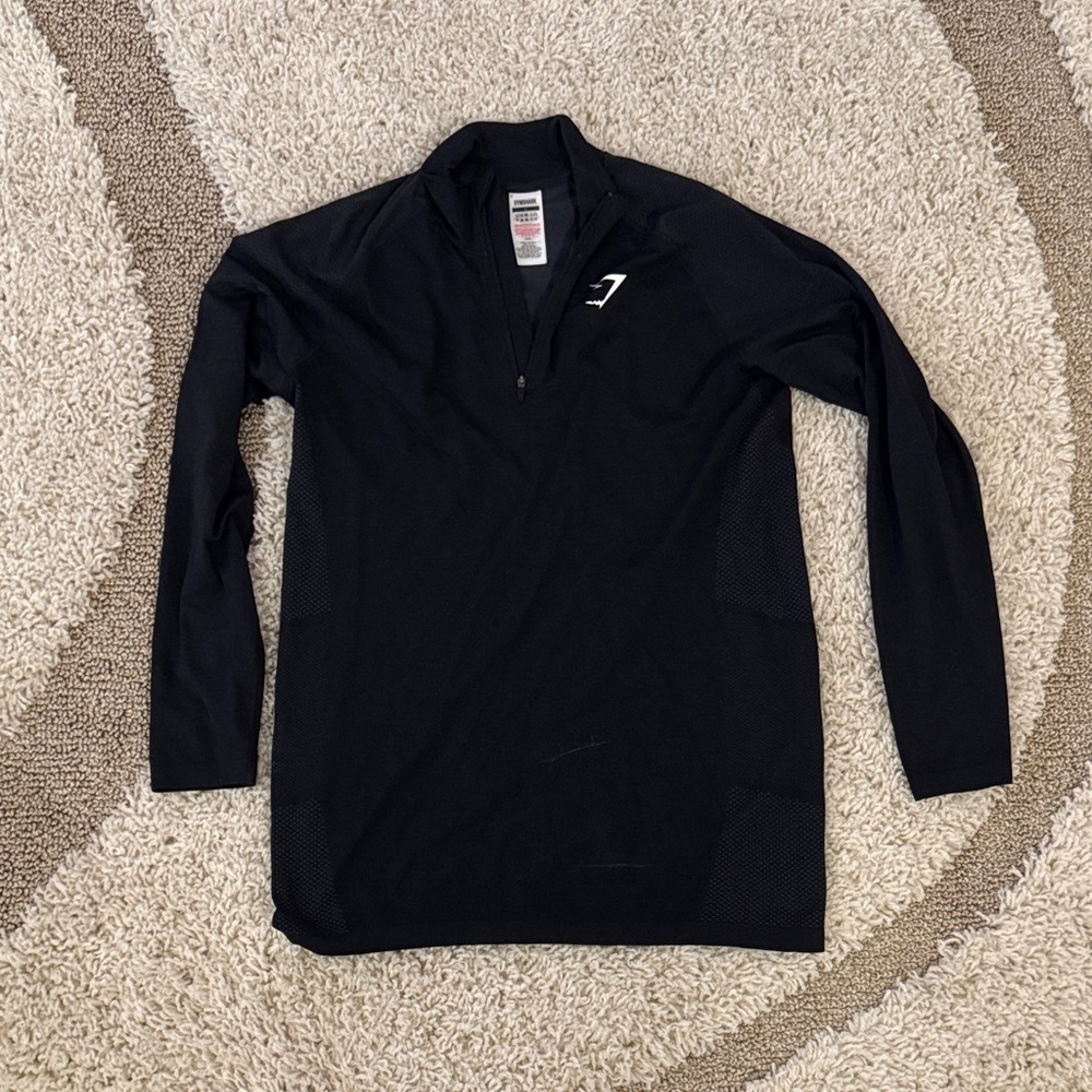 Gymshark Black Long Sleeve Top